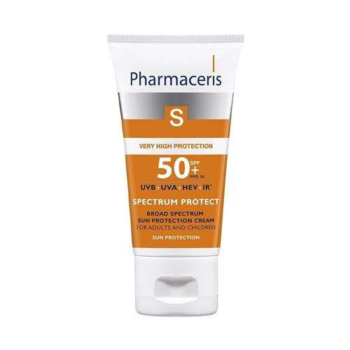 Pharmaceris S Spectrum Protect Krem o Szerokopasmowej Ochronie SPF50+ dla Skóry Wrażliwej i Suchej  50ml