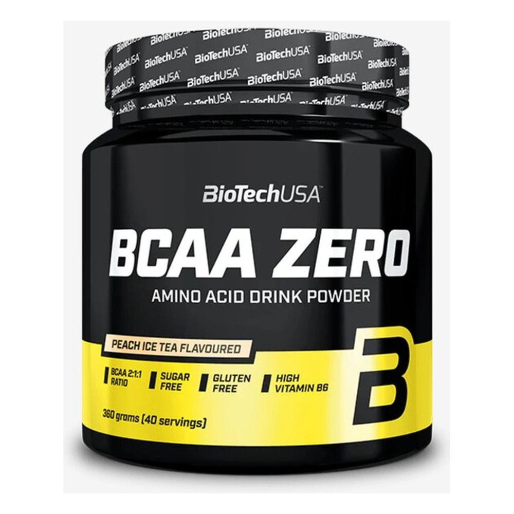 BioTechUSA BCAA Zero Aminokwasy BCAA, Brzoskwiniowa herbata mrożona 360g
