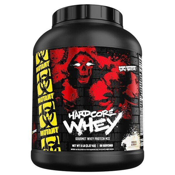 Mutant Hardcore Whey Odżywka Białkowa Ciasteczka i Krem Na Budowę Masy Mięśniowej 2270g