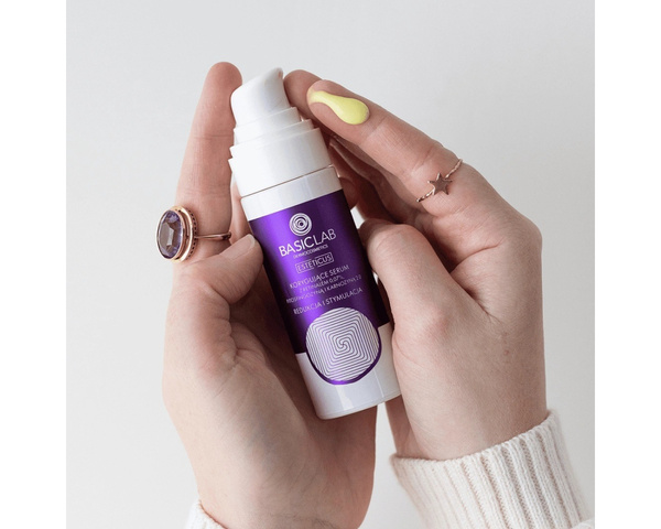 BasicLab Dermocosmetics Correcting Serum with Retinal 0.07% Phytosphingosine and Carnosine 2.0 Reduction and Stimulation for Problematic Skin 30ml