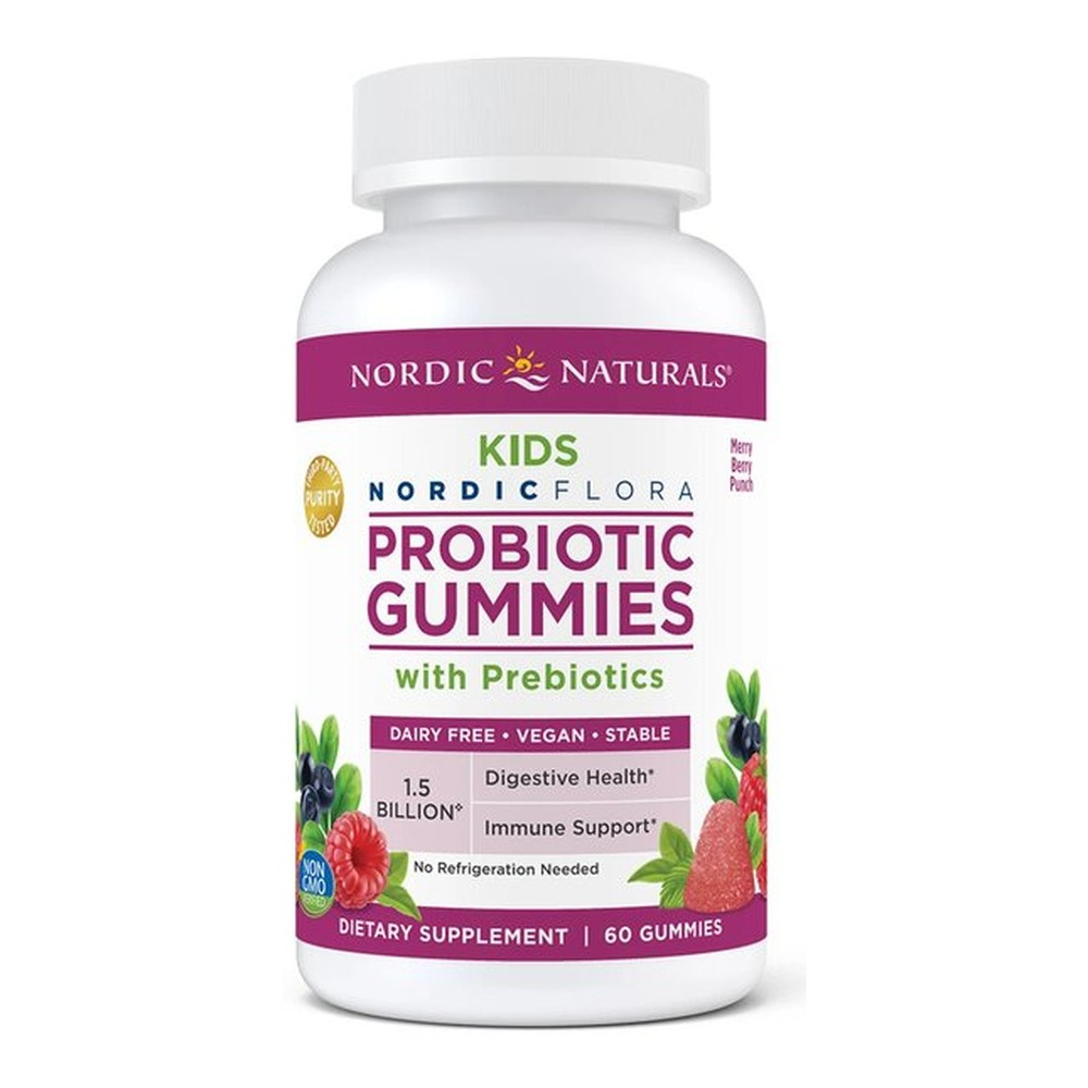 Nordic Naturals Probiotic Gummies Kids Probiotyk dla Dzieci o Smaku Owoców Leśnych 60 Żelków