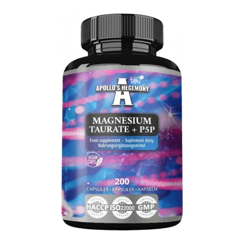 Apollo's Hegemony Taurynian Magnezu + P5P 200 Kapsułek