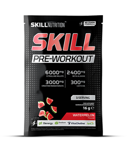 Skill Nutrition Skill Pre-Workout Watermelon Powder Pre-Workout For Energy and Endurance 16g