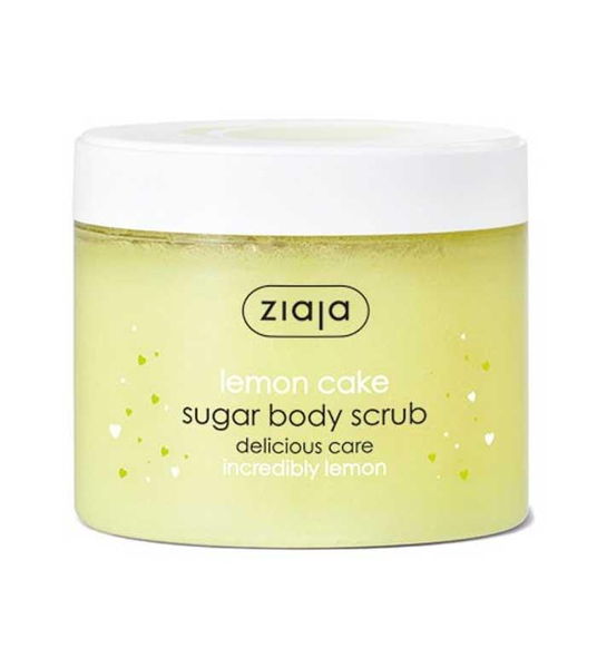 Ziaja Caramelized Sugar Peeling Lemon Cake Smoothes Skin Vegan 300ml