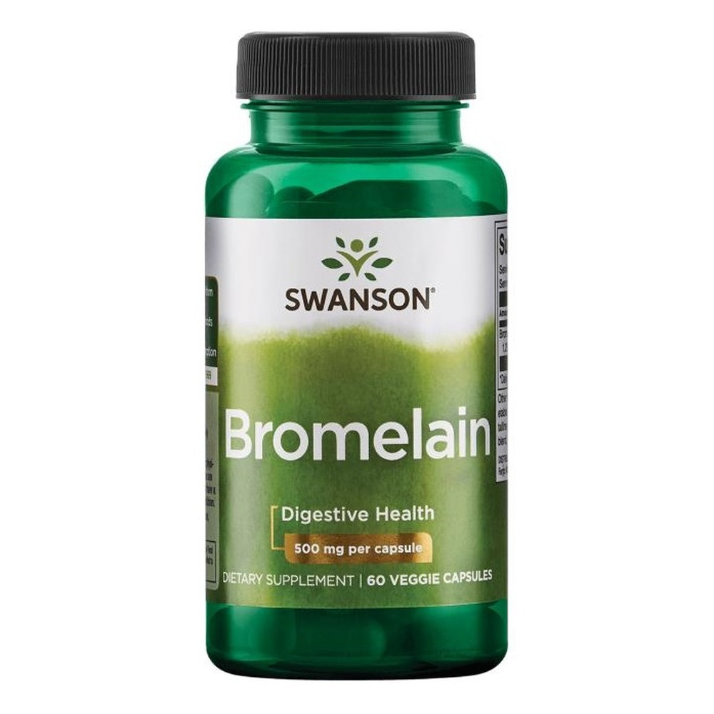 Swanson Bromelain 500mg Maximum Strength 60 Capsules