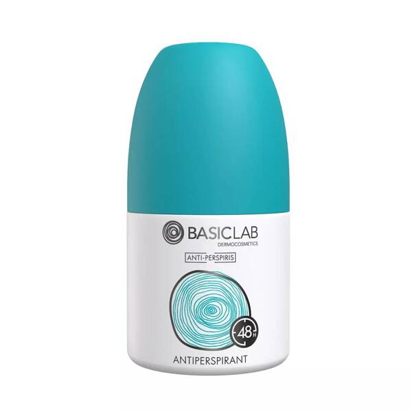BasicLab Luxury Roll-On Antiperspirant 48h for Sensitive Skin 60ml