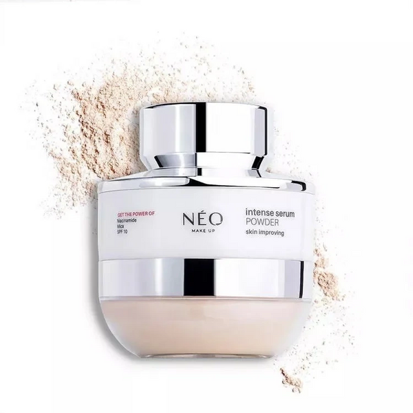 Neo Makeup Intense Serum SPF 10 Satynowy Puder Sypki Transparent 10g