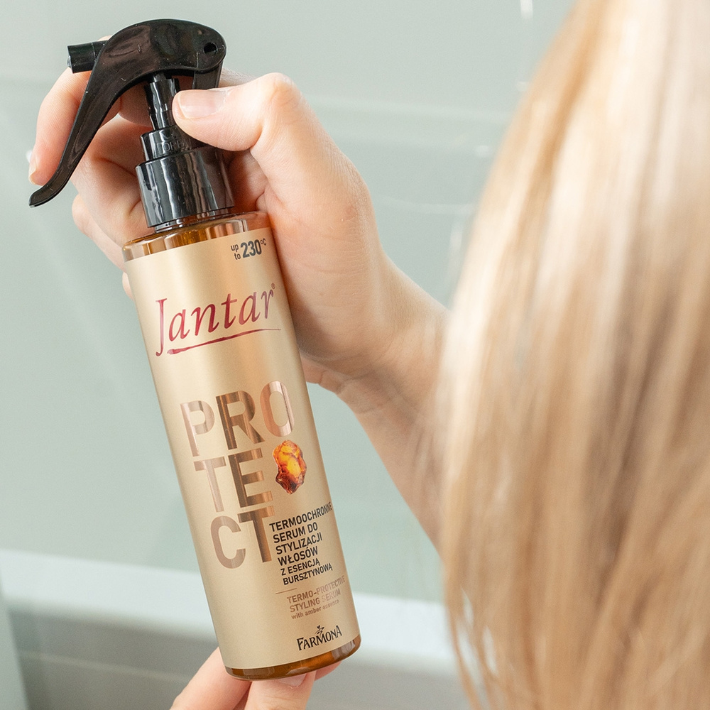 Jantar Termoochronne Serum do Stylizacji Włosów z Esencją Bursztynową 200ml