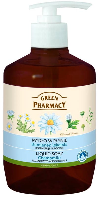 Green Pharmacy Kremowe Nawilżające Mydło w Płynie Rumianek 460ml