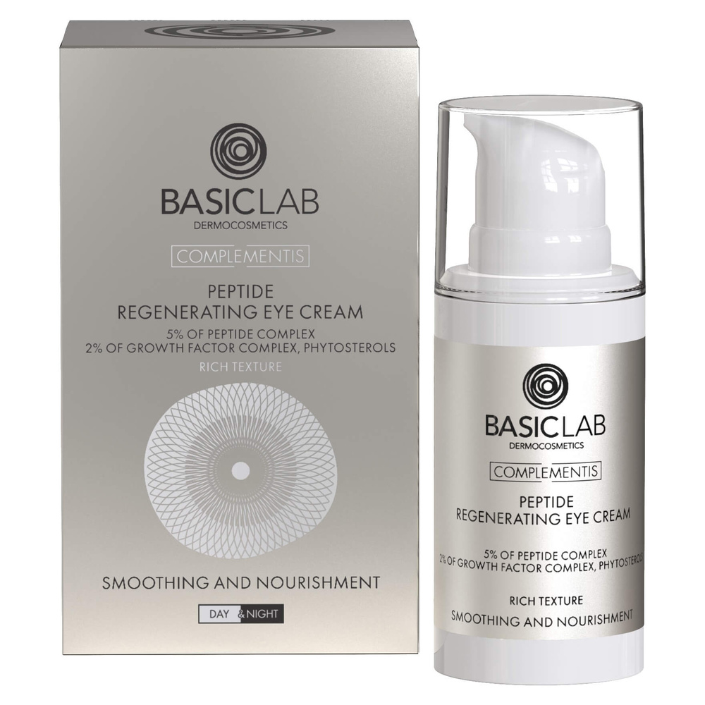 BasicLab Dermocosmetics Complementis Peptide Regenerating Eye Cream 15ml