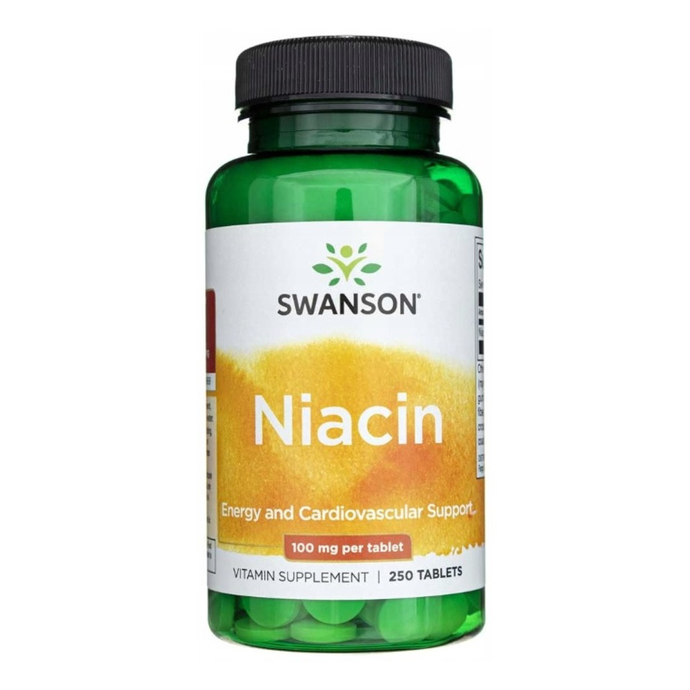Swanson Niacin 100mg 250 Tabletek
