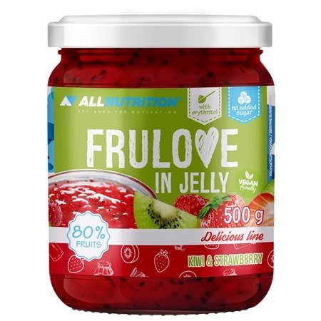 Allnutrition Frulove In Jelly Kiwi & Strawberry - 500 grams Best Before 30.11.25