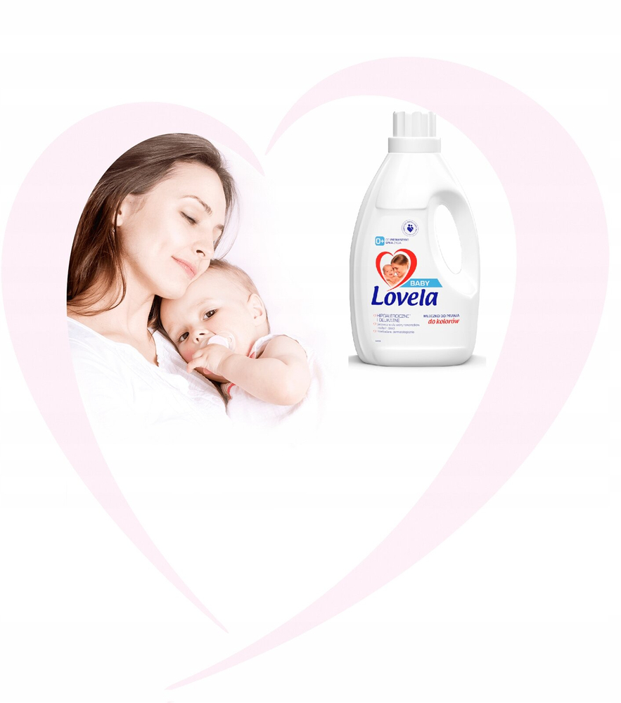 Lovela Baby Hipoalergiczne Mleczko do Prania do Kolorów 1,45L