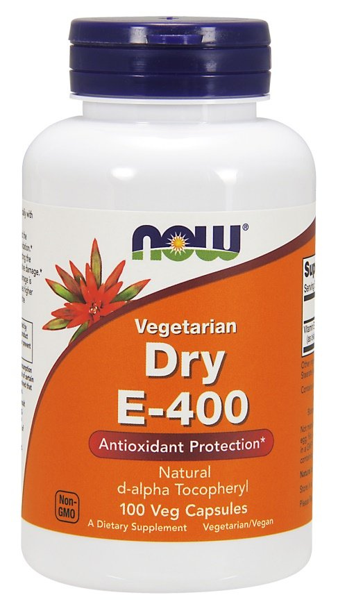 Now Foods Vitamin E-400 Dry Vegetarian Wspiera Odporność Organizmu 100 Kapsułek