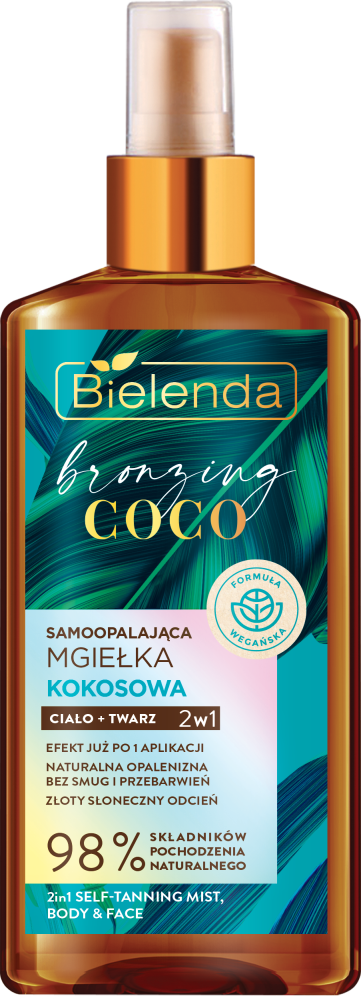 Bielenda Bronzing Coco Samoopalająca Mgiełka do Ciała i Twarzy 2w1 150ml