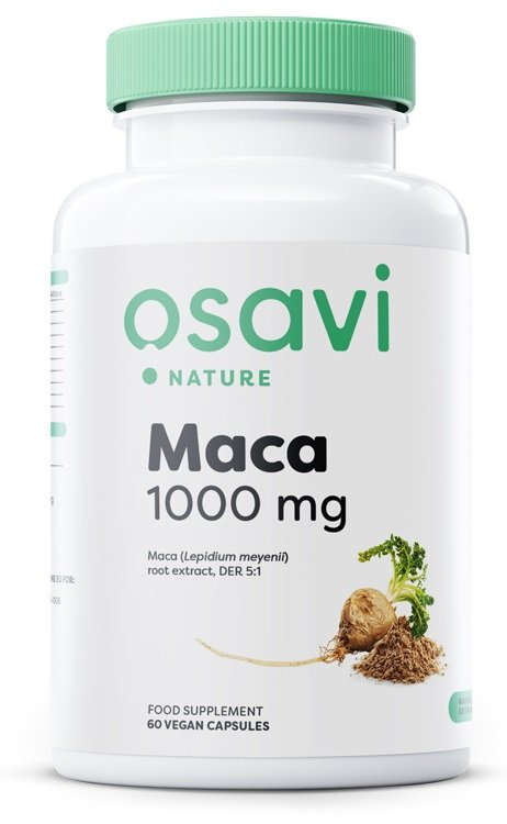 Osavi Maca 1000mg 60 vegan caps for energy and vitality