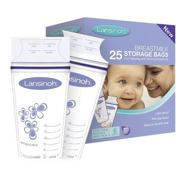 Lansinoh Woreczki do Przechowywania Pokarmu 24 Sztuki