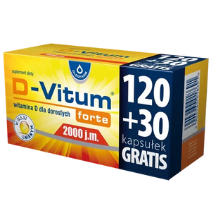 Oleofarm D-Vitum Forte 2000 IU 120+30 Capsules