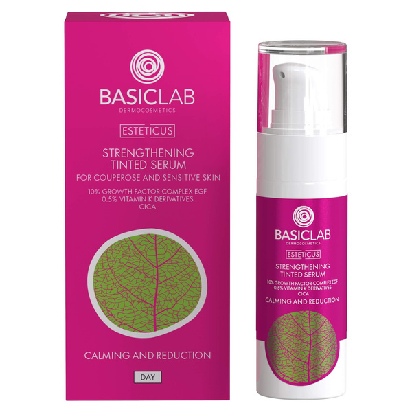 BasicLab Strengthening Toning Serum for Capillary Prone and Sensitive Skin 30ml