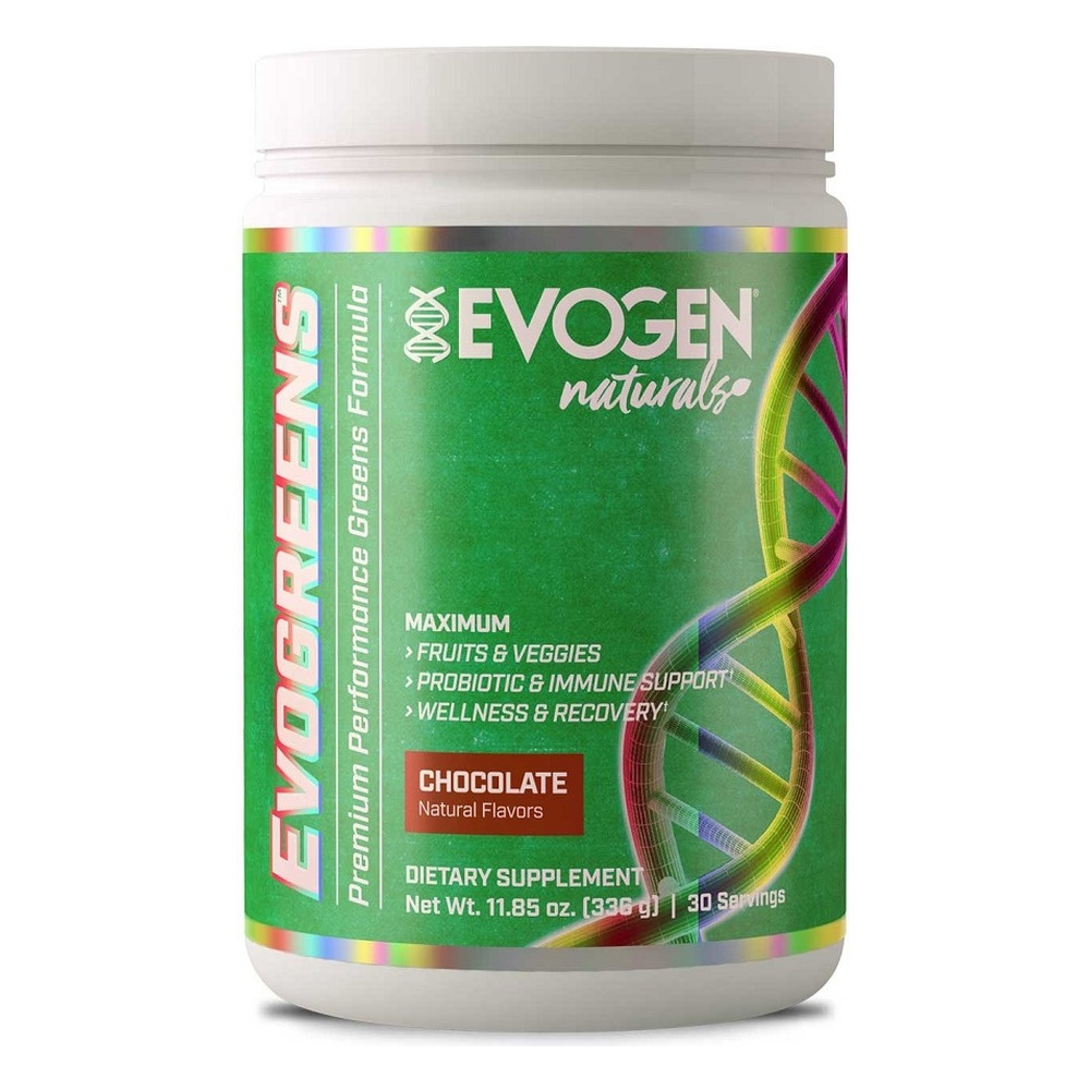 Evogen Evogreens Naturals Greens Powder, Chocolate 336g