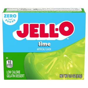 Jell-O Lime Gelatin Dessert Sugar Free Dessert Mix Powder 8.5g