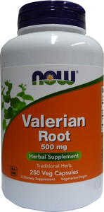 Now Foods Valerian Root 500mg Relaxation and Calmness 250 Capsules