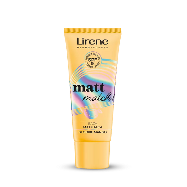 Lirene Matt Match! Mattifying Base SPF15 Sweet Mango 30ml