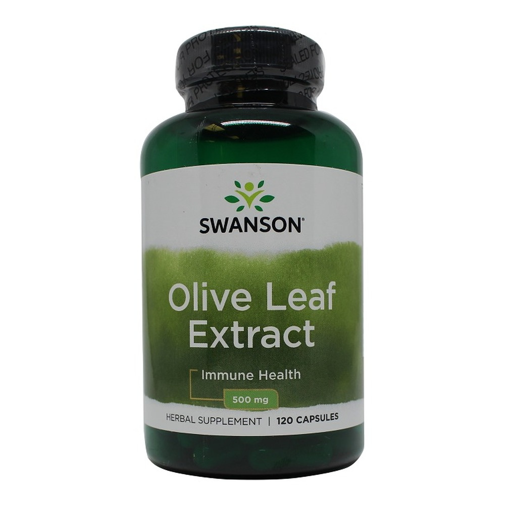 Swanson Olive Leaf Extract 500mg 120 Kapsułek