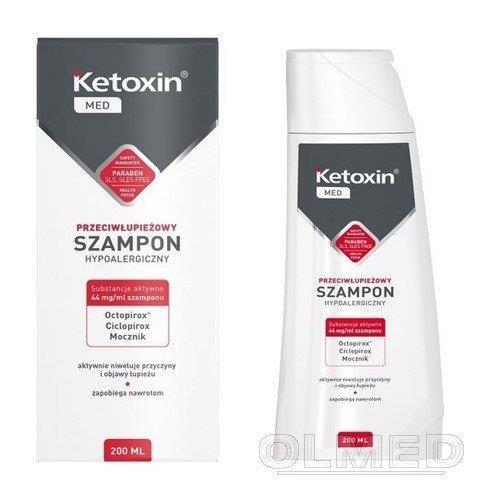 L'biotica Ketoxin Med Przeciwłupieżowy Szampon Hypoalergiczny 200ml