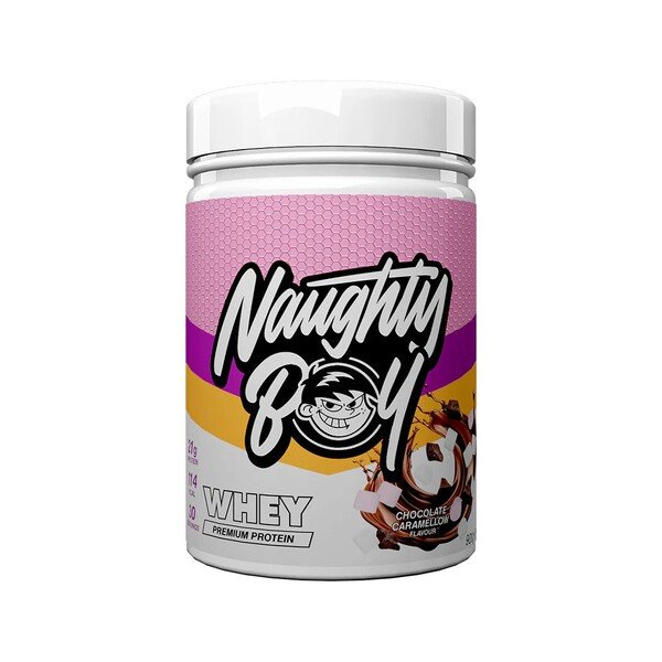 Naughty Boy Advanced Whey Odżywka Białkowa Czekolada Karmel Na Wzrost Mięśni 900g