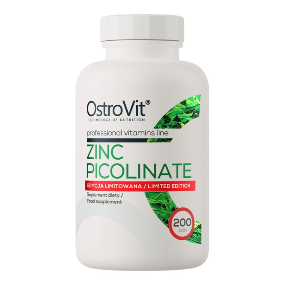 OstroVit Zinc Picolinate Zinc Supplement 200 Tablets