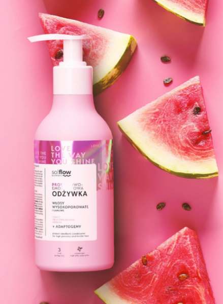 So!Flow Odżywka Proteinowo-Emolientowa dla Włosów Wysokoporowatych i Łamliwych 400 ml