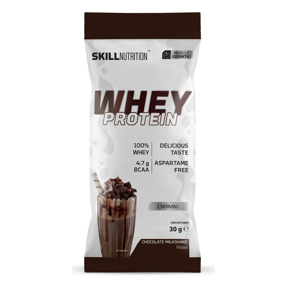 Skill Nutrition Whey Protein WPC 80 białko serwatkowe Czekoladowy Milkshake 30g