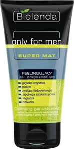 Bielenda Only for Men Super Mat Peelingujący Żel Oczyszczający 150g