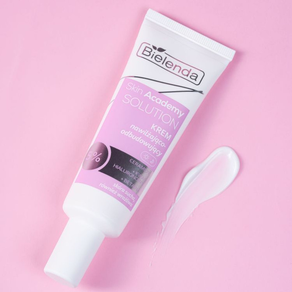 Bielenda Skin Academy Solutions Moisturizing - Regenerating Cream 5% Ceramides with Hyaluronic Acid and Betaine for Dry and Sensitive Skin for Day and Night 50ml
