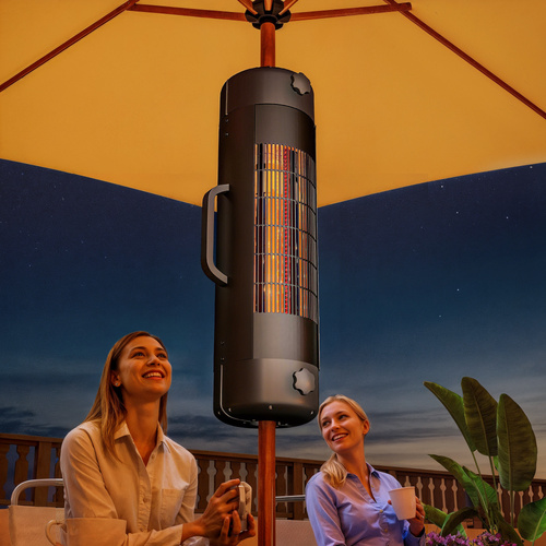 Outsunny Patio Parasol Heater, Electric Umbrella Mounted Heater for 25-70 mm Poles