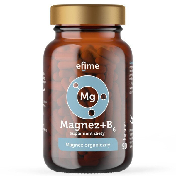 EkaMedica Efime Organic Magnesium + B6 90 Capsules ​