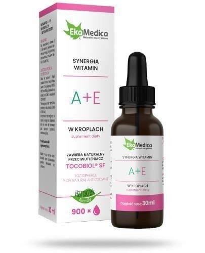 EkaMedica Vitamin A + E In Drops. Tocopherol Mixture 30ml