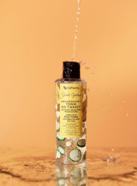 Vis Plantis Secret Garden Aminokwasowy Tonik dla Skóry Wrażliwej i Przesuszonej 200ml