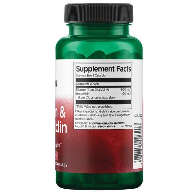 Swanson Diosmin & Hesperidin 60 Capsules