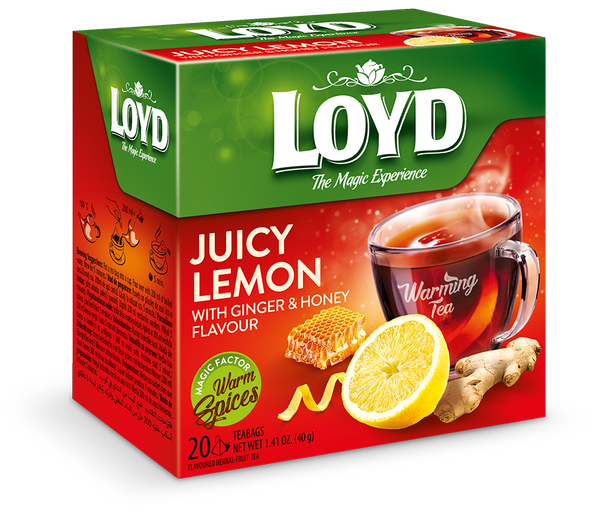 Loyd The Magic Experience Warming Tea Ginger Lemon and Honey 20x2g