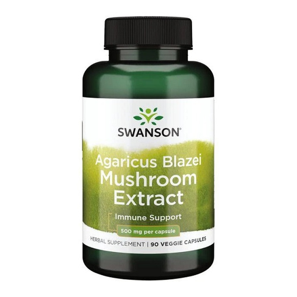 Swanson Agaricus Blazei Mushroom Extract 500mg 90 Vcapsules