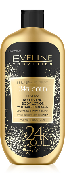 Eveline Gold Lift Expert 24K 3w1 Luksusowe Odżywcze Mleczko do Ciała 350ml