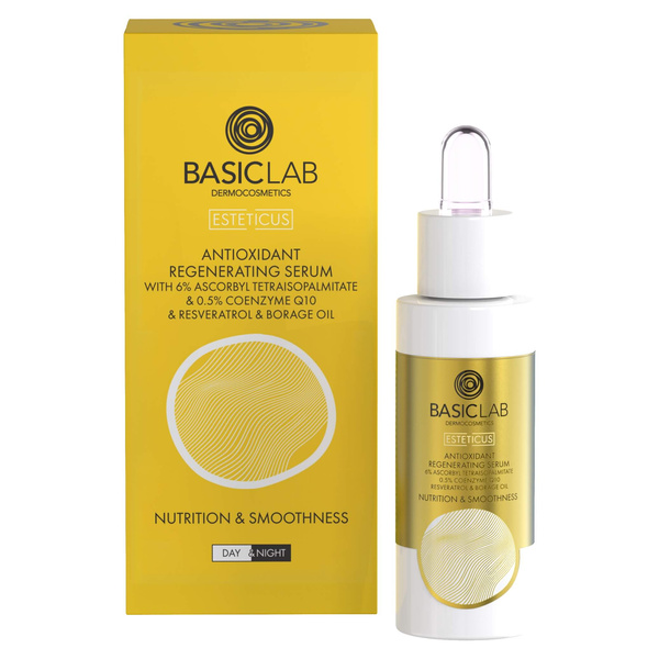 BasicLab Esteticus Antioxidant Regenerating Serum Nourishing Smoothing 30ml