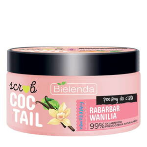 Bielenda Scrub Coctail Moisturizing Body Scrub Rhubarb & Vanilla 350g