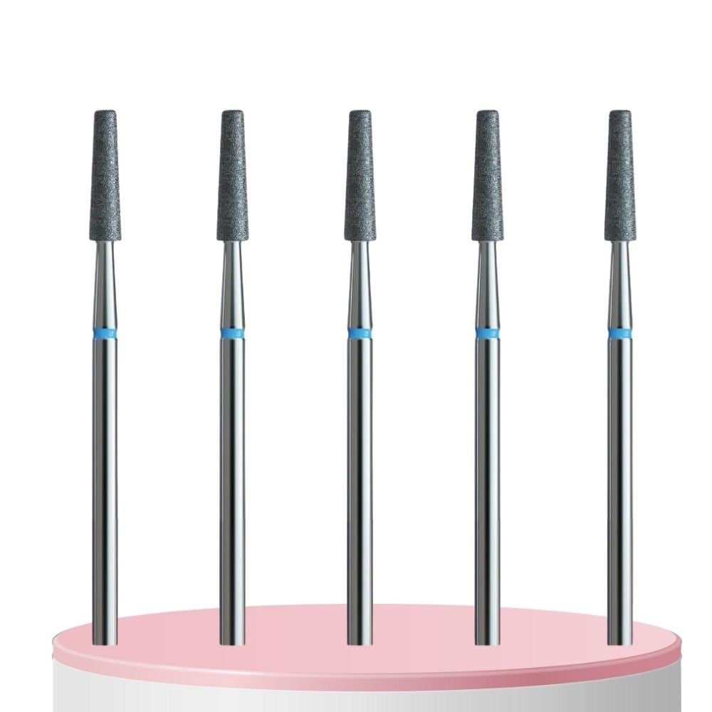 IQ Nails Diamond Nail Drill Bits Cut Cone 2.3mm 5 pcs