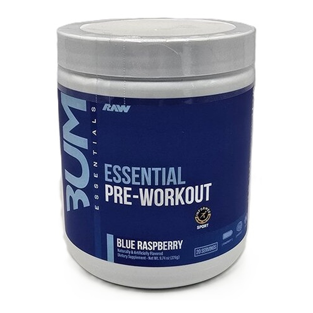 CBUM Essential Pre-Workout, Blue Raspberry - 276g