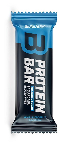 BioTechUSA Protein Bar Waniliowo Kokosowy Baton Wysokobiałkowy 16x70g