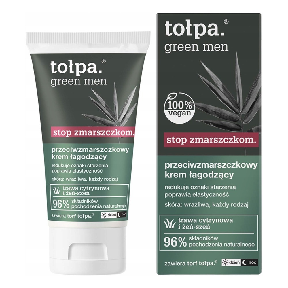 Tolpa Green Men Anti-Wrinkle Soothing Cream For Sensitive Skin 50ml