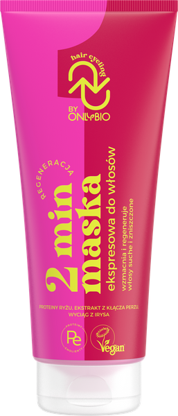 OnlyBio Hair Cycling Regeneracja 2 Minutowa Maska Ekspresowa do Włosów 200ml